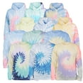 thumbnail image 6 of DARESAY Womens Tie Dye Pullover Hoodie Fleece Sweatshirts Reg and Big Mens Up to 5XL, 6 of 7