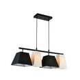 thumbnail image 1 of Xtricty - Pendant Light, 30.7 '' Width, From The Oxford Collection, Black and White, 1 of 3