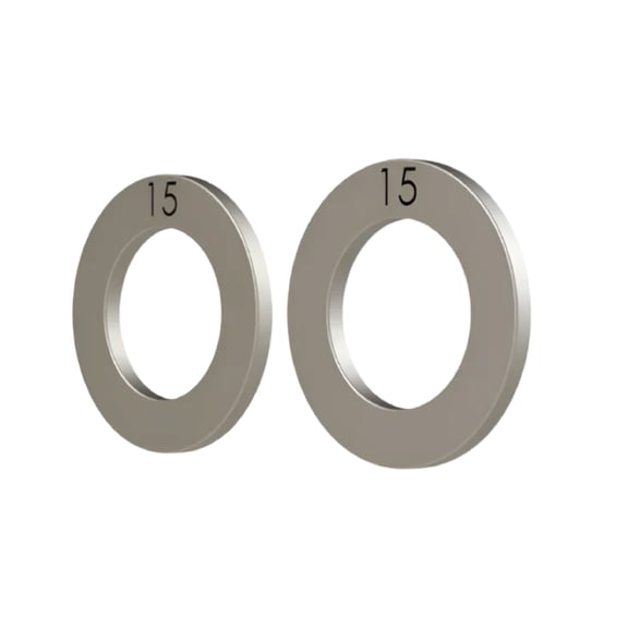 Syndyt BMX Bike EXPERT 15mm Steel Axle Washer Kit for 15mm Thru Axle Systems