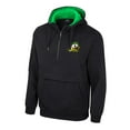 thumbnail image 2 of Men's Colosseum  Black Oregon Ducks Half-Zip Pullover Hoodie, 2 of 3