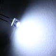 thumbnail image 4 of Unique Bargains 25Pcs 5mm White LED Diode Lights (Clear Straw Hat Transparent DC 3-3.2V) Electronics Components Light Emitting Diodes, 4 of 4