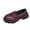 Wine, variant on Wensltd Classic Loafers for Women Chunky Round Toe Retro Style Women Dressy Shoes