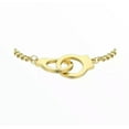 thumbnail image 4 of GKNET Stainless Steel Gold Plated Handcuffs Bracelet Unisex Fashion Jewelry-Gold-17, 4 of 5