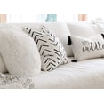 thumbnail image 3 of Lush Decor Emma Faux Fur Decorative Pillow Cover White Single 20X20, 3 of 9