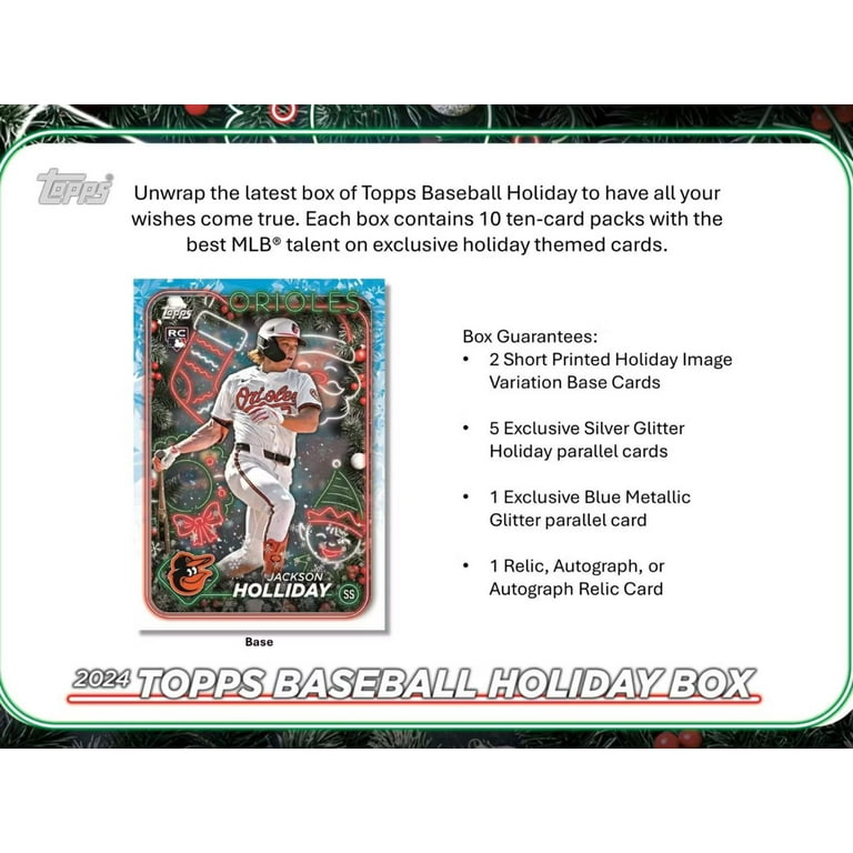2024 Topps Holiday Baseball Mega Box - Walmart.com