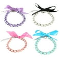 thumbnail image 4 of Collier pour Animaux Fausse Perle : Collier Collier pour Chien avec Strass Collier pour Chat Collier pour Chiot, 4 of 4