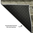thumbnail image 5 of HomeRoots 657462 3 x 5 ft. Taupe Beige & Ivory Southwestern Washable Machine Made Rectangle Area Rug with UV Protection, 5 of 6