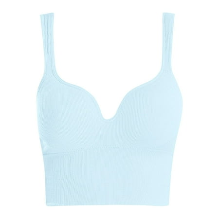 Clearance!Uooqdmx Sports Bras for Women Front Closure Bra Racerback Plus Size Unlined Underwire Full Coverage Bras Bandeau Bra Mint Green XL