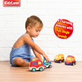 Kidzlane Pull Back Cars for Toddlers Baby Toy Cars for 1 to 3 Year