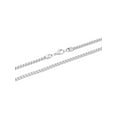 thumbnail image 3 of Men's Silver-Tone Stainless Steel Franco 24" Chain Necklace - Brilliance Fine Jewelry, 3 of 4