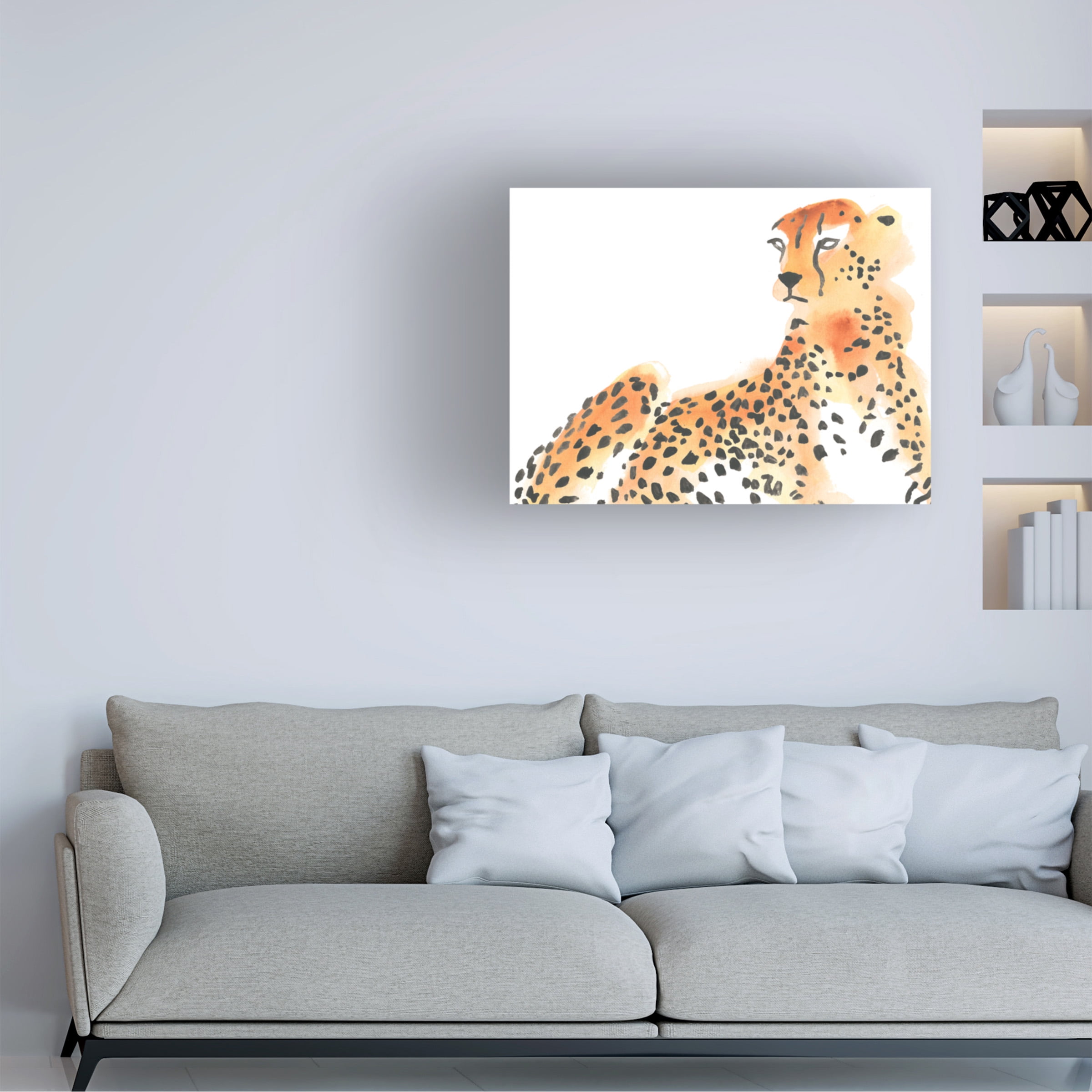 June Erica Vess 'Majestic Cheetah I' Canvas Art