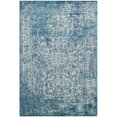 thumbnail image 2 of Hawthorne Collection Tapis Tissé à la Machine 3 Pieds X 5 Pieds en Bleu et Ivoire, 2 of 7