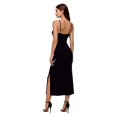 thumbnail image 3 of IWRICH Women's Printed Skeleton Strappy Slit Dress Sleeveless Long Dress for Halloween Parties and Dates, 3 of 9