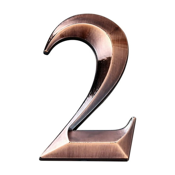 House Numbers for Outside Modern House Numbers Mailbox Numbers 0-9 Self-Adhesive Street Door Home Address Metal Numbers for Outside Or Inside Signs Easy Install Address Numbers for Houses