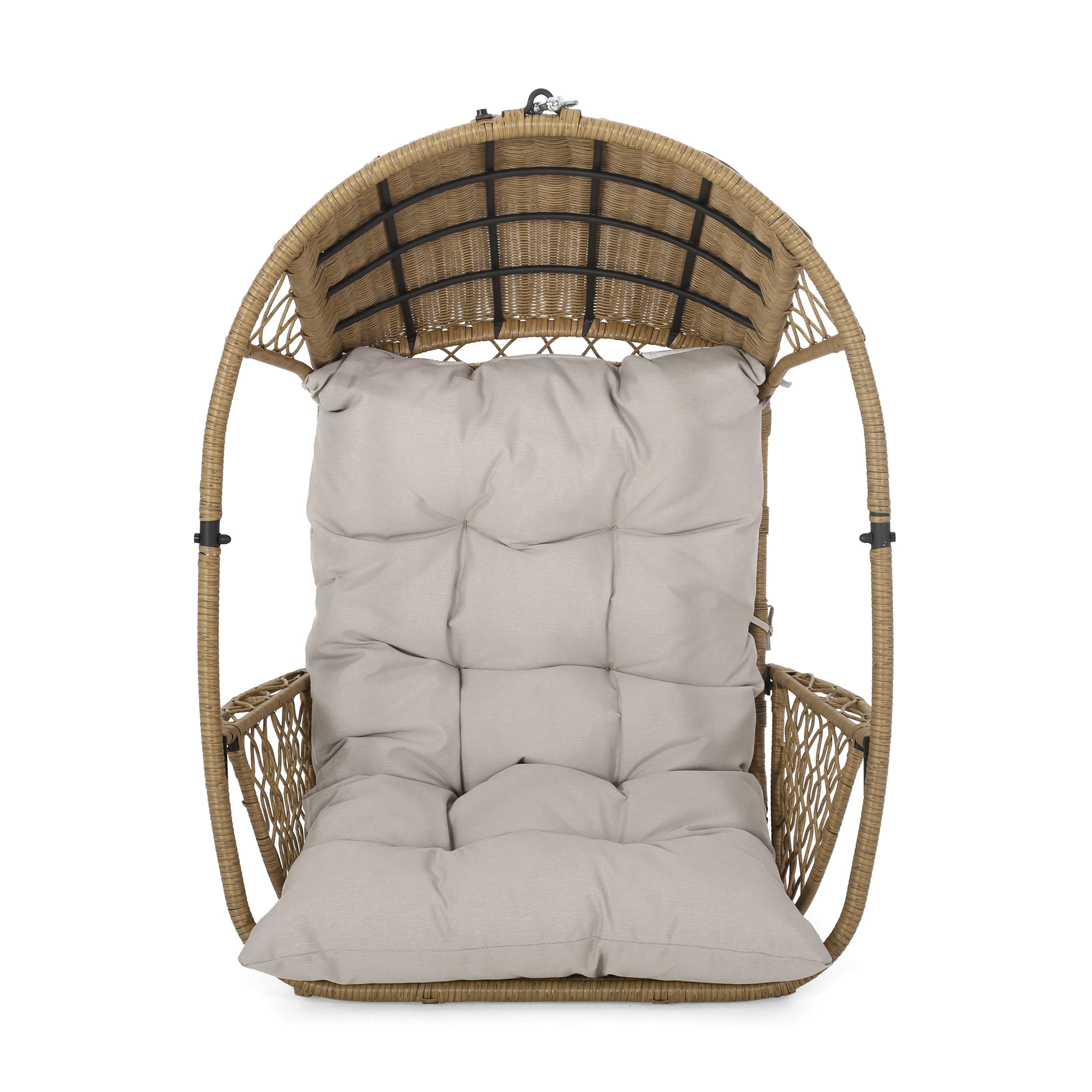 Aydan Outdoor/Indoor Wicker Hanging Chair with 8 Foot Chain (NO STAND