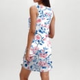 thumbnail image 4 of Vestido de Fiesta de Navidad de Niñas sin Mangas Cuello de Jardín Vestido Casual de Bolsillo Impreso 20% Poliéster 80% Algodón, Traje de Moda para Fotos de Vacaciones Y Celebraciones, 4 of 9
