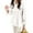 A-White15, variant on Womens Blouses Round Neck Long Ruffle Sleeve Tops Smocked Lace Peplum Spring Autumn Cute Everyday Casual Shirts