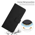 thumbnail image 3 of Wallet Case for iPhone 17 Pro with Card Holder and Wrist Strap, GSFY PU Leather Magnetic Flip Folio Stand Cover for iPhone 17 Pro 6.3 inch, Black, 3 of 8