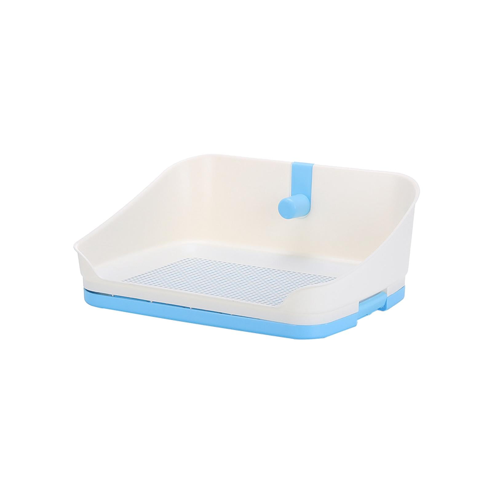 Blue XL Large Pet Toilet Indoor Potty Dogs Mesh Loo Pee Litter Tray