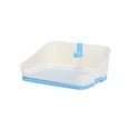 thumbnail image 1 of Alfombrilla de Baño para Perros, Rejillas de Malla, Alfombrilla para Orinar, Caja de Arena para Perros, Bandeja de Cama para Cachorros, Urinario de In azul, 1 of 8