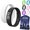 A+b, variant on Vibrating Alarm Wristband Clock, Mens Bracelet Smart Digital Watch for Heavy Sleepers, Waterproof Effective Onyx Couples Travel Silent Alarm Wake up Wrist Bracelets for Men & Women(A,Side-Button)