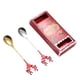 thumbnail image 1 of Advancent 2 Pieces Christmas Coffee Spoons Ice Kitchen Cream Stirring Teaspoons Supplies Scoops Bar Hotel Home Tea Party Kits de decoración para fiestas Numero 5, 1 of 5