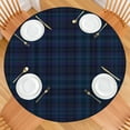 thumbnail image 2 of Retro Plaid Tablecloth with Vintage Checkered Design, Striped and Checkered Fusion Pattern, Colorful and Geometric Table Cover for Dining, 2 of 7
