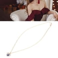 thumbnail image 4 of Collar De Ojos Azules, Elegante Collar De Ojos único Conveniente Para Fiestas Nocturnas Para Bodas Para Ceremonias De Graduación, 4 of 7
