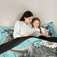 thumbnail image 5 of Manfei Teens Highland Bull Twin Bedding Sets 7-Piece, Dreamy Butterfly Animal Bedding Comforter Set, Vibrant Groovy Floral Reversible Sheet Sets, Luxury Bedroom Decor, 5 of 8
