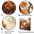 thumbnail image 3 of Designart "Abstract Oak Canopy Artistry I" Tree Oak Floater Framed Wall Art Prints, 3 of 5