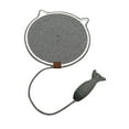 thumbnail image 1 of Tachiuwa Cat Scratch Mat with Fishy Ball Cat Floor Scratching Pad for Couch Floor Rug M, 1 of 9