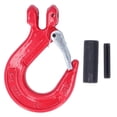 thumbnail image 1 of Hook, Alloy Steel Safe Lock Heavy Duty Winch Hooks Durable  For Lifting For Towing 1.12T, 1 of 8