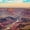 Colorado River Sunrise, variant on Elephant Stock Grand Canyon Starry Night Wall Art - Horizontal Canvas Wall Art - Living Room Wall Decor - Nature Canvas - Blue And Brown Decor - 12" x 8"
