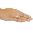 thumbnail image 3 of 1 Carat Trio Wedding Ring Set for Her in White Gold, 3 of 3