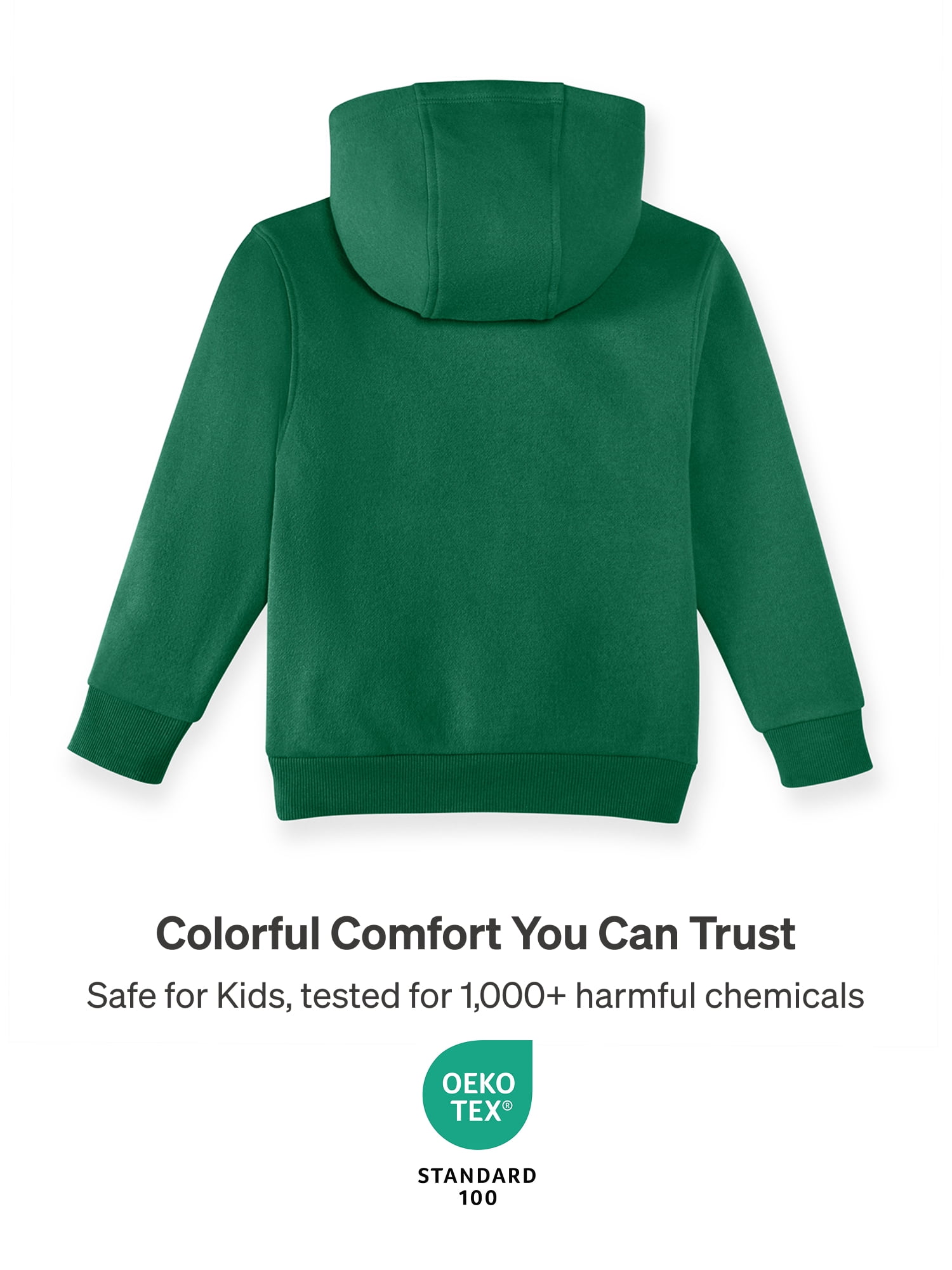 Color Mix by Garanimals Kids Fleece Hoodie, Sizes 6–16