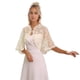 thumbnail image 1 of Qarigey Elegante capa frontal abierta, chal de boda ligero y de moda, chales para vestido de noche Accesorios de disfraces champán, 1 of 6