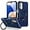 Blue, variant on for Samsung Galaxy A35 5G Case, Armour Silicone TPU Bumper Cover Samsung Galaxy A 35 with Rotable Ring Stand, Military Shockproof Protective Cell Phone Case for Samsung Galaxy A35 5 G Black