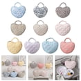 thumbnail image 2 of Florals Heart Makeup Organizers Quilted Water Resistant Cosmetic Bag for Travel Portable Toiletry Storage Women Use, 2 of 20