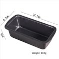 thumbnail image 4 of 2 Molde para Pan Rectangular, Molde para Pan Tostado, Molde para Pasteles, Pan de Acero Al Carbono, Repostería, Utensilios para Hornear, Molde Antiadherente para Hornear DIY (L), 4 of 5