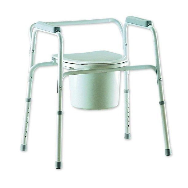 AllInOne Steel Commode [Sold by the Case, Quantity per Case 4 EA