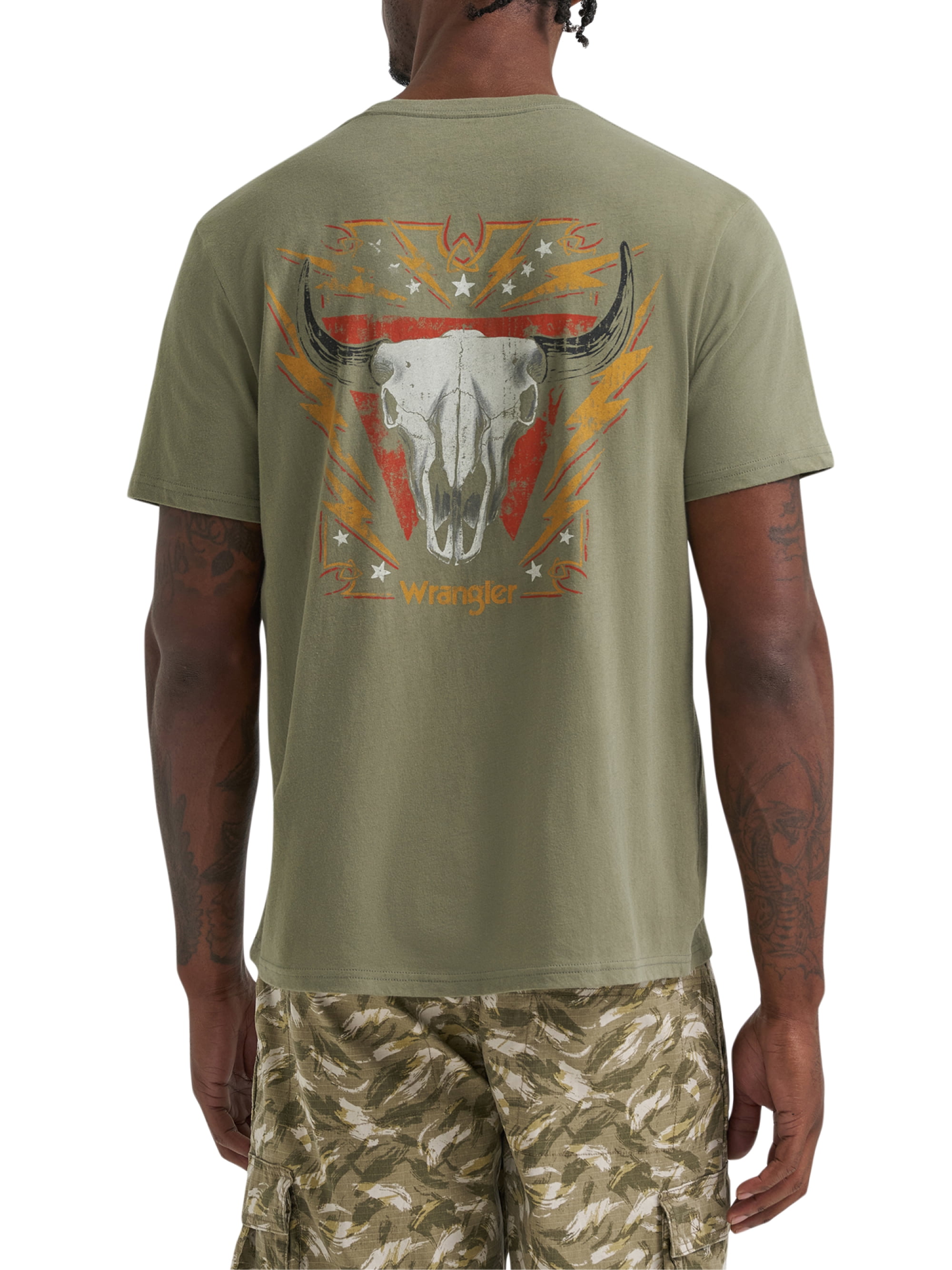 Wrangler® Men's and Big Men's Regular Fit Short Sleeve Graphic Tee, Sizes S-3XL