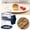 Navy, variant on Lloopyting Immersion Blender Kitchen Gadgets Salutuy Manual Nut Chopper Multifunctional Nut Grinder Nut Dry Fruit Cutter And Slicer Chopper Sturdy For Pecans For Hazelnuts Yellow 11.5*11*8.3Cm