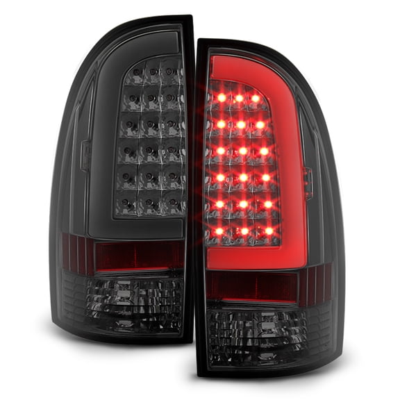 AKKON - For 05-15 Toyota Tacoma Pickup Smoked Lens C-Shape LED Tube Tail Brake Light Lamp Assembly