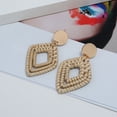 thumbnail image 3 of Sonducket Pendientes retro occidentales Joyería de estilo bohemio para mujeres niñas estilo rombo Type6 NO6 Sonducket AP009393-01, 3 of 6