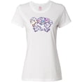 thumbnail image 3 of Inktastic Fluffy Sheep Family Women's T-Shirt, 3 of 5