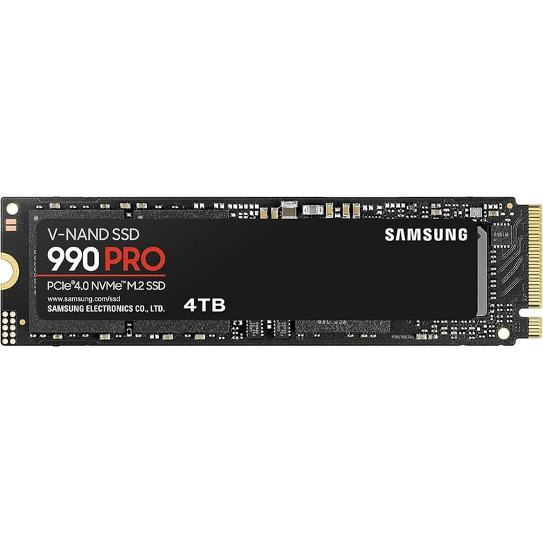 Samsung 990 PRO 4TB PCIe 4.0 NVMe M.2 SSD 2 Pack - Internal Solid