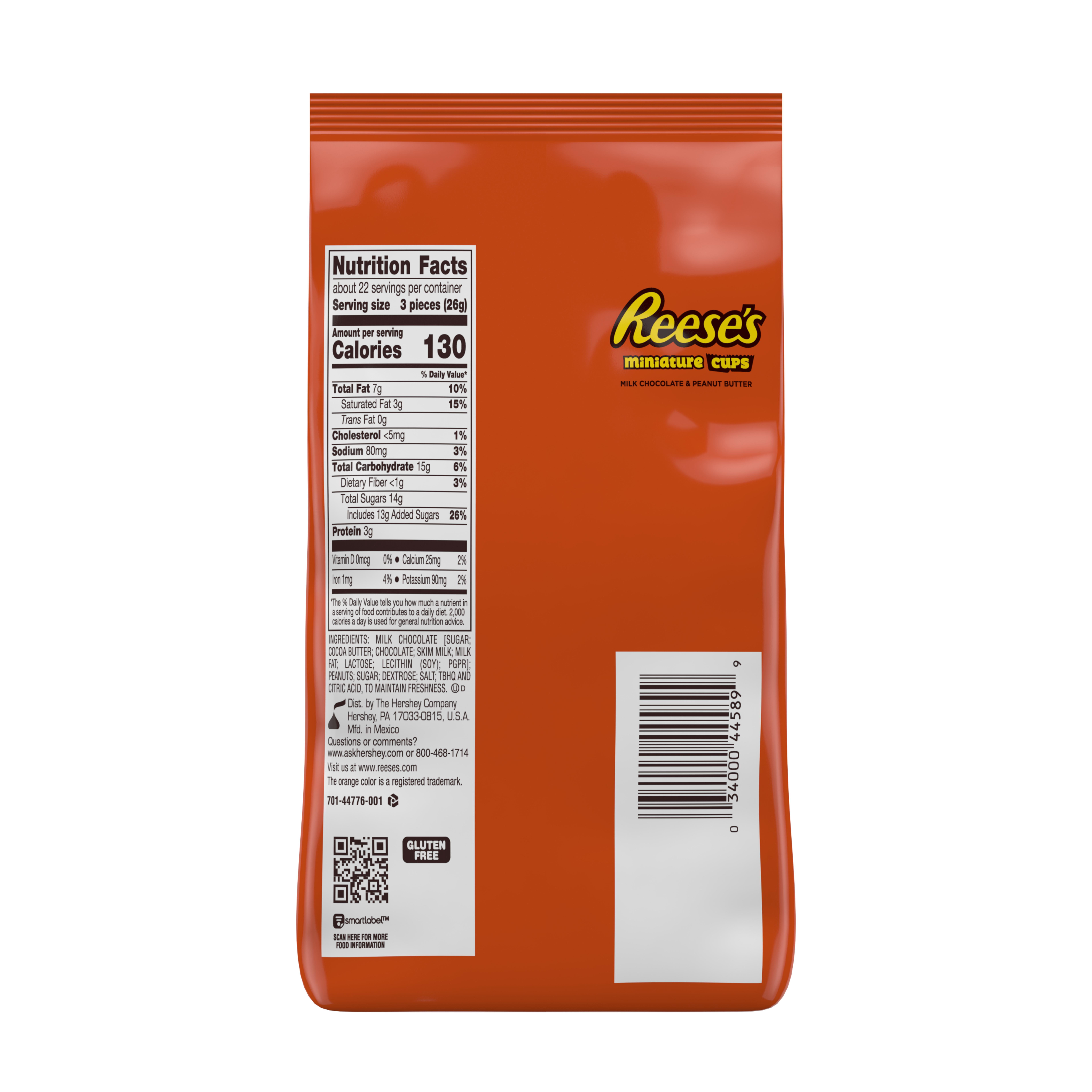 Reese's Miniature Candy Family Bag, 19.75 Oz.