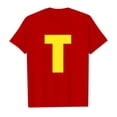 thumbnail image 4 of TZEWGL Cute Shirt For Kid Letter Printed Short Sleeve Print Crewneck Top For Newborns size 5-6T, 4 of 4