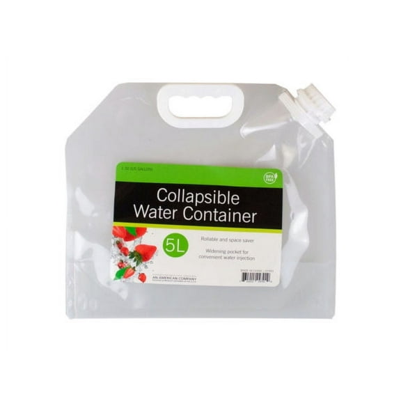 1pc Collapsible Water Container 5 Liter Camping Storage Foldable Bottle Portable