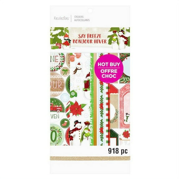 Recollections Say Freeze Stickers Collection